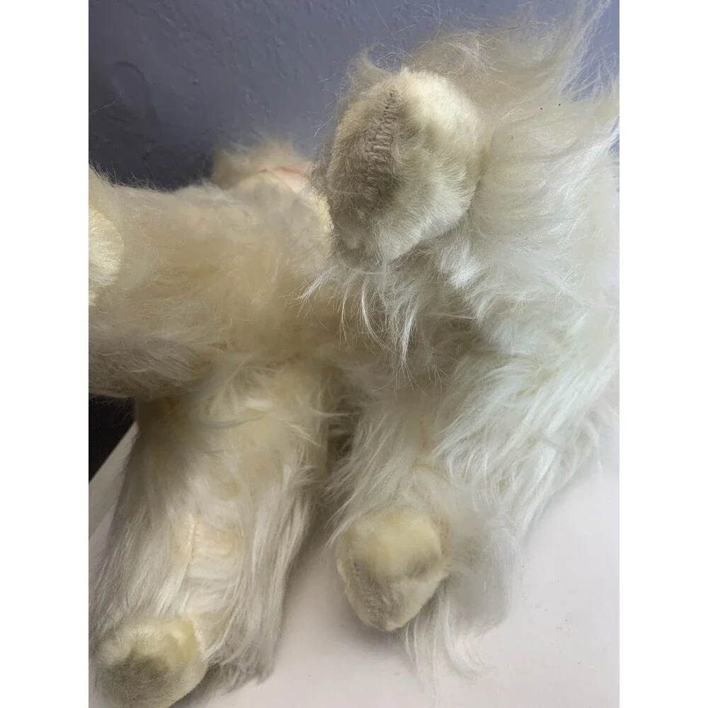 1960’s Columbia Toy Products Provocative Eyes Poodle Plush Dog Large Vintage